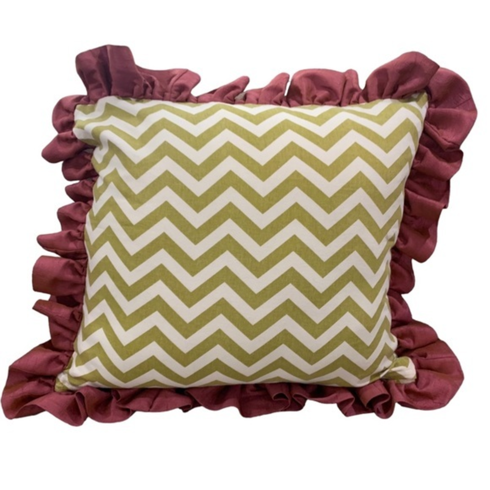2 Chevron Euro Size Pillow Cases Zipper‎